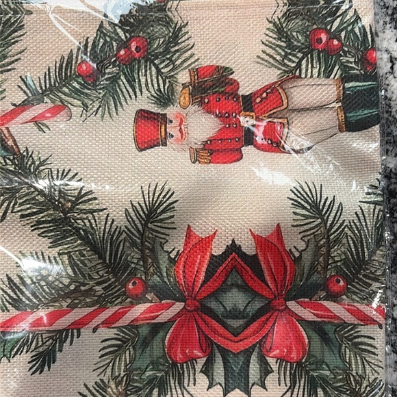 Vintage look Christmas nutcracker Santa Table Runner 13X72  Holiday Decor candy - Picture 8 of 9